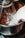 Vegan brownies being made at Cake or Death - flour being poured into the mixer